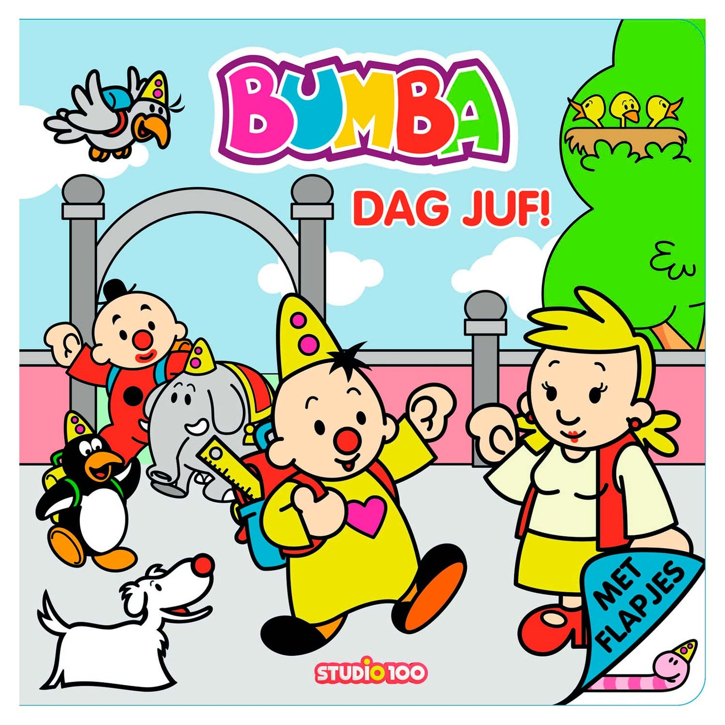 Studio 100 - babyboek Bumba Dag juf! junior 19 x 19 cm foam