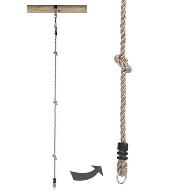 Swingking Swinging Trewing Rope con 2 anillos, 190 cm