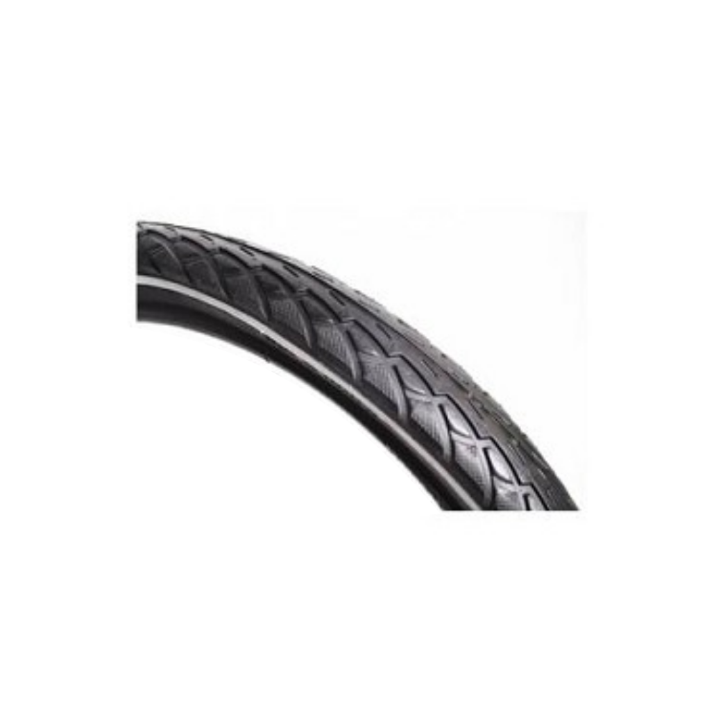 Tire deli neumático 16 x 1.75 (47-305) Línea en blanco y negro