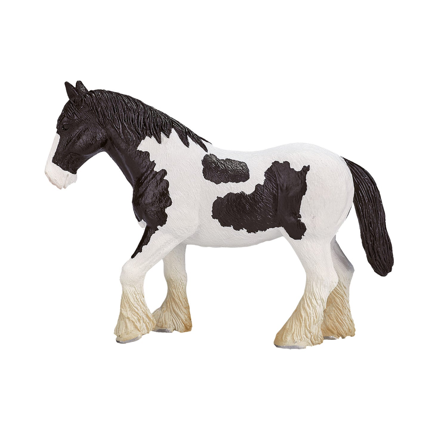 Mojo Horse World Clydesdale Horse Blanco y negro 387085