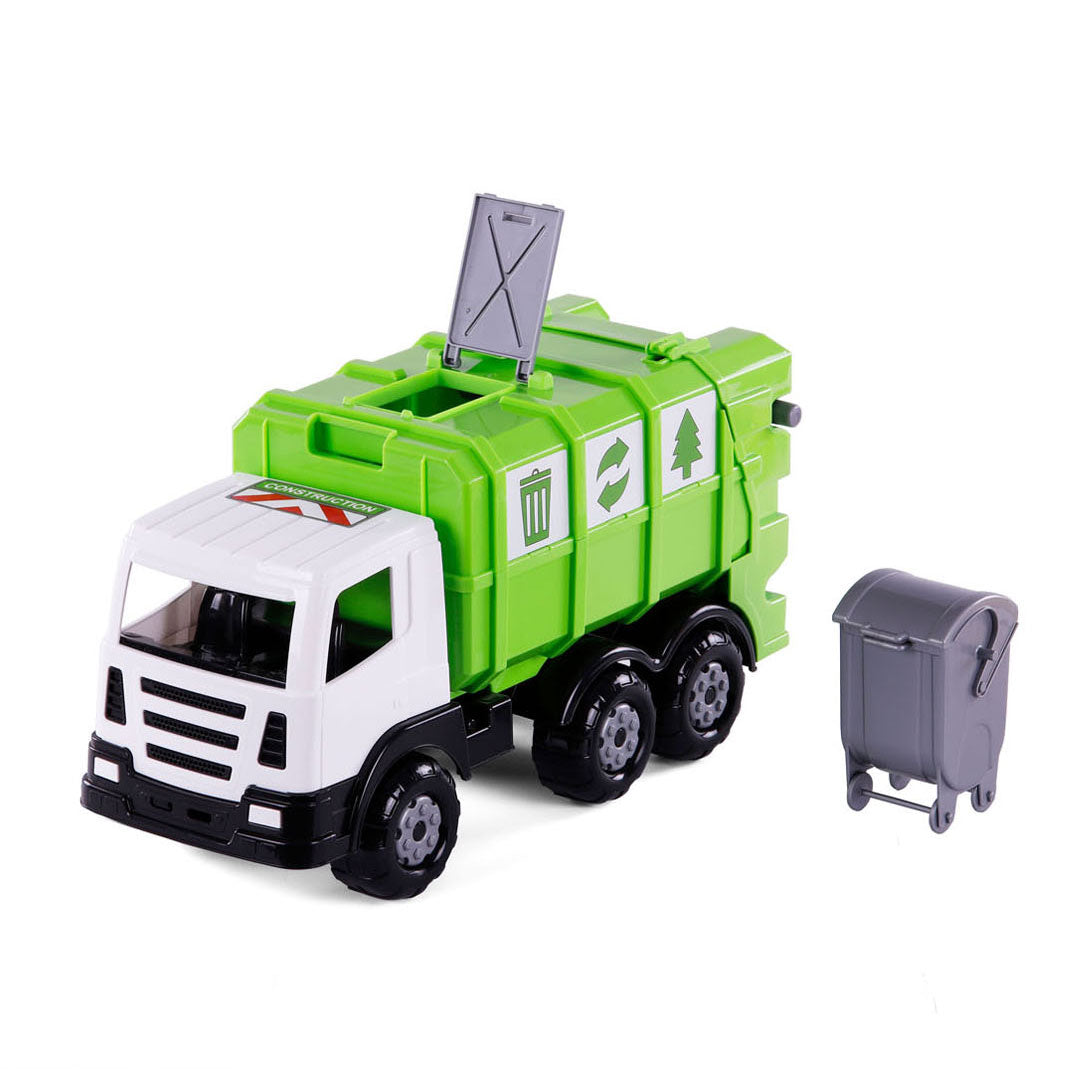 Cavallino Toys Cavallino XL Garbage Truck Green, 42 cm