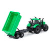 Cavallino Toys Tractor Cavallino con remolque de camión Tilt Green, Escala 1:32