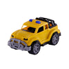 Cavallino Toys Cavallino Trendy Jeep Geel, 22cm