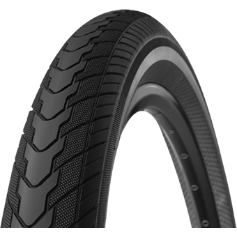 Duro Besv Easy Ride Tire 20x1.95 50-406 Reflexión negra