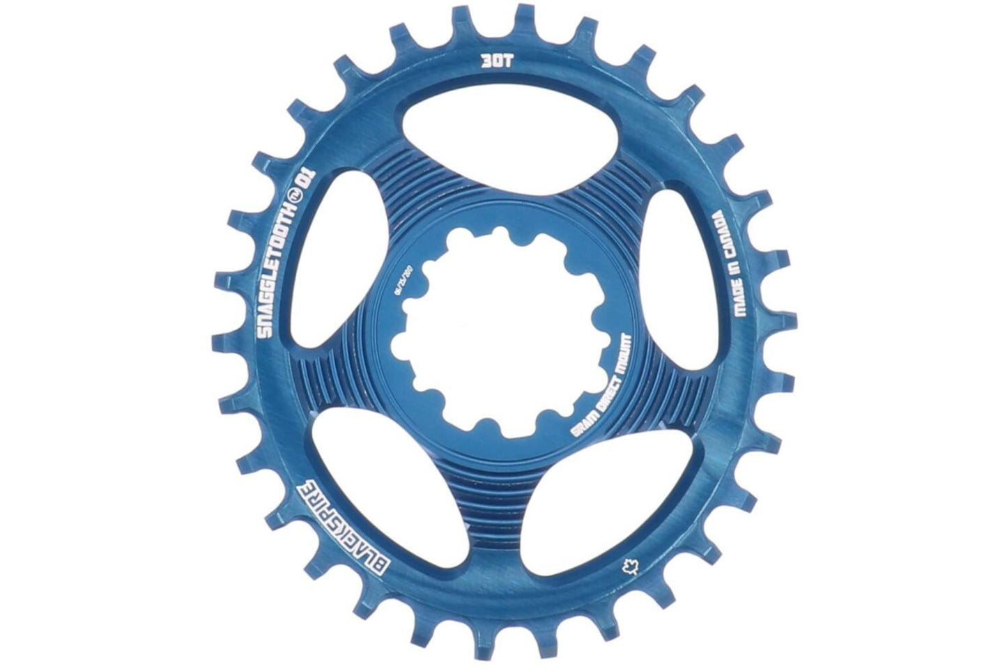 Blackspire - - Cadena Top Snaggletooth Oval Sram SPline 30 6 mm Offset Blue