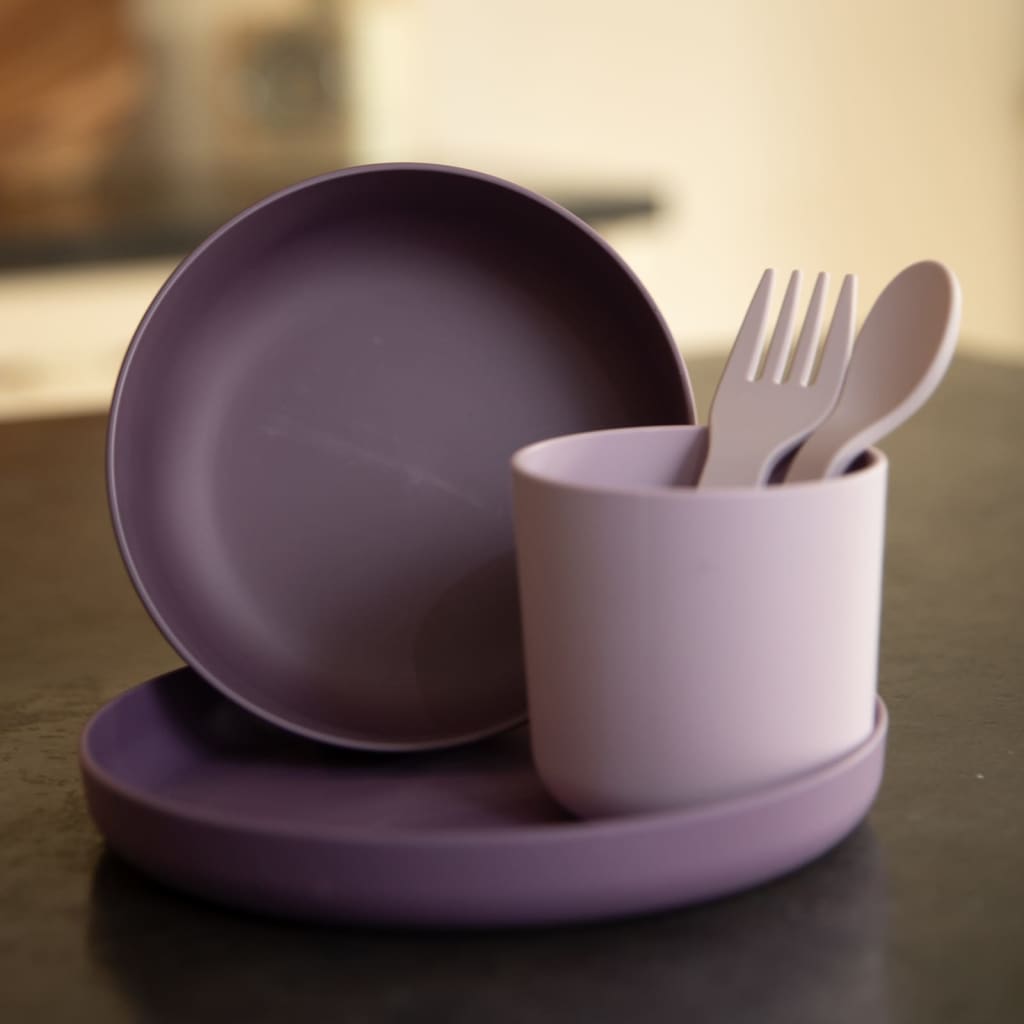 Bo giungla bo a 5 pezzi babysis set cpla viola e rosa