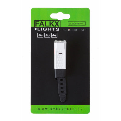 Falkx Mini Headlight LED. USB recargable (paquete colgante).