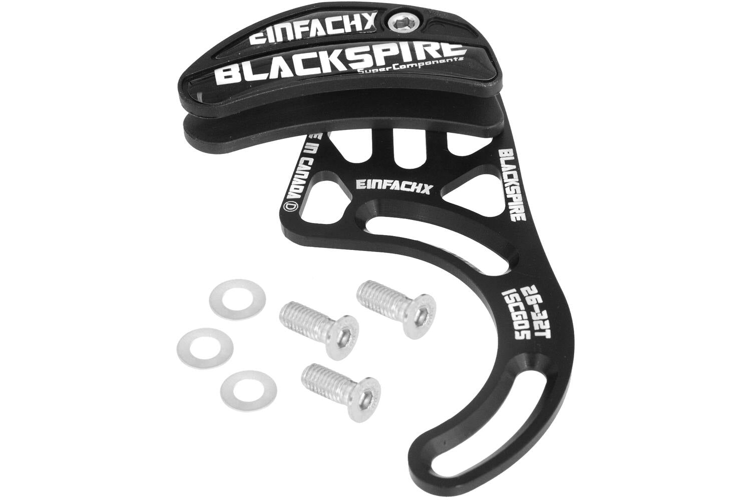 Blackspire EINFACH 1X ISCG'05 - 60g - Zwart – fietsaccessoires.nl