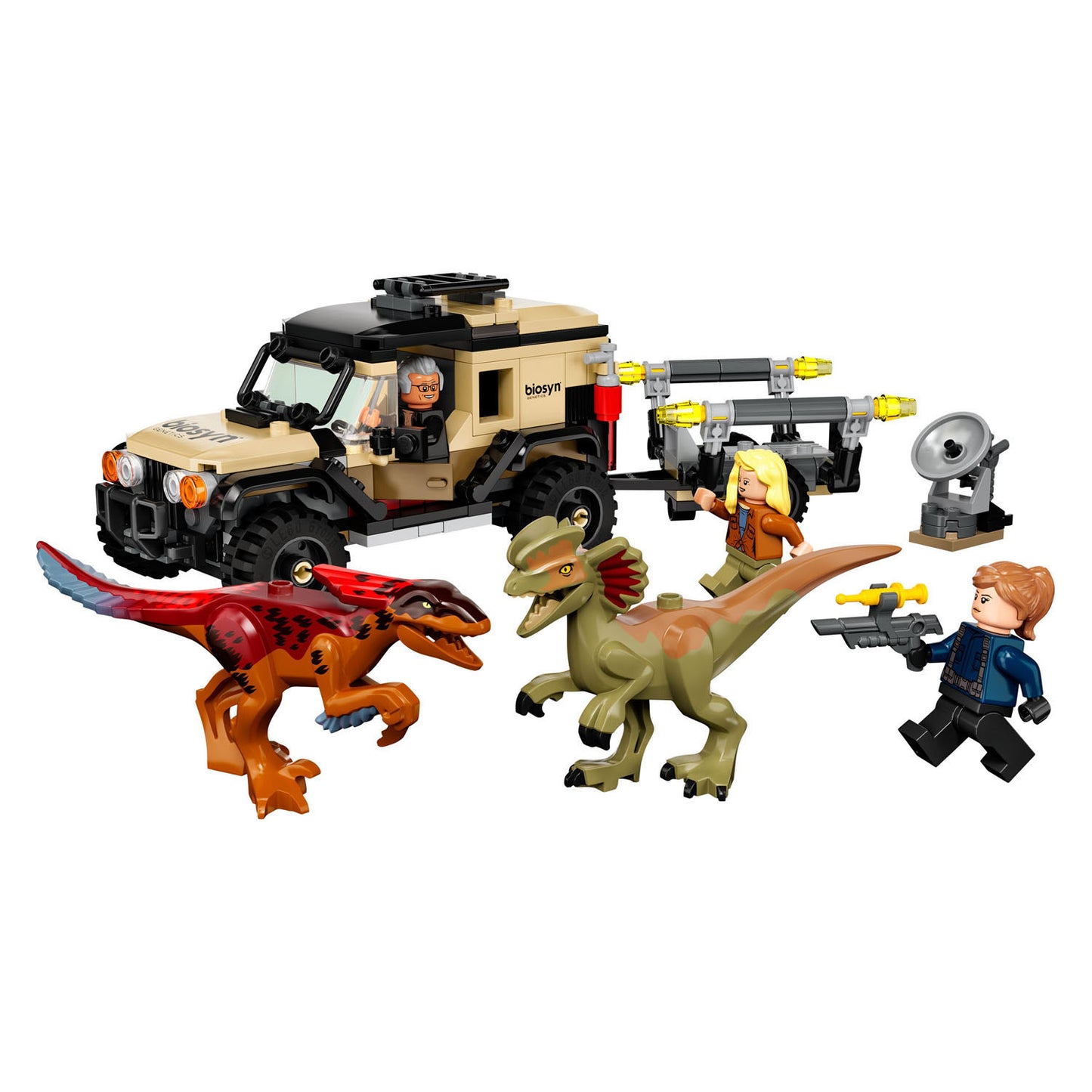 LEGO LEGO Jurassic 76951 Pyroraptor e Transport dilophosaurus