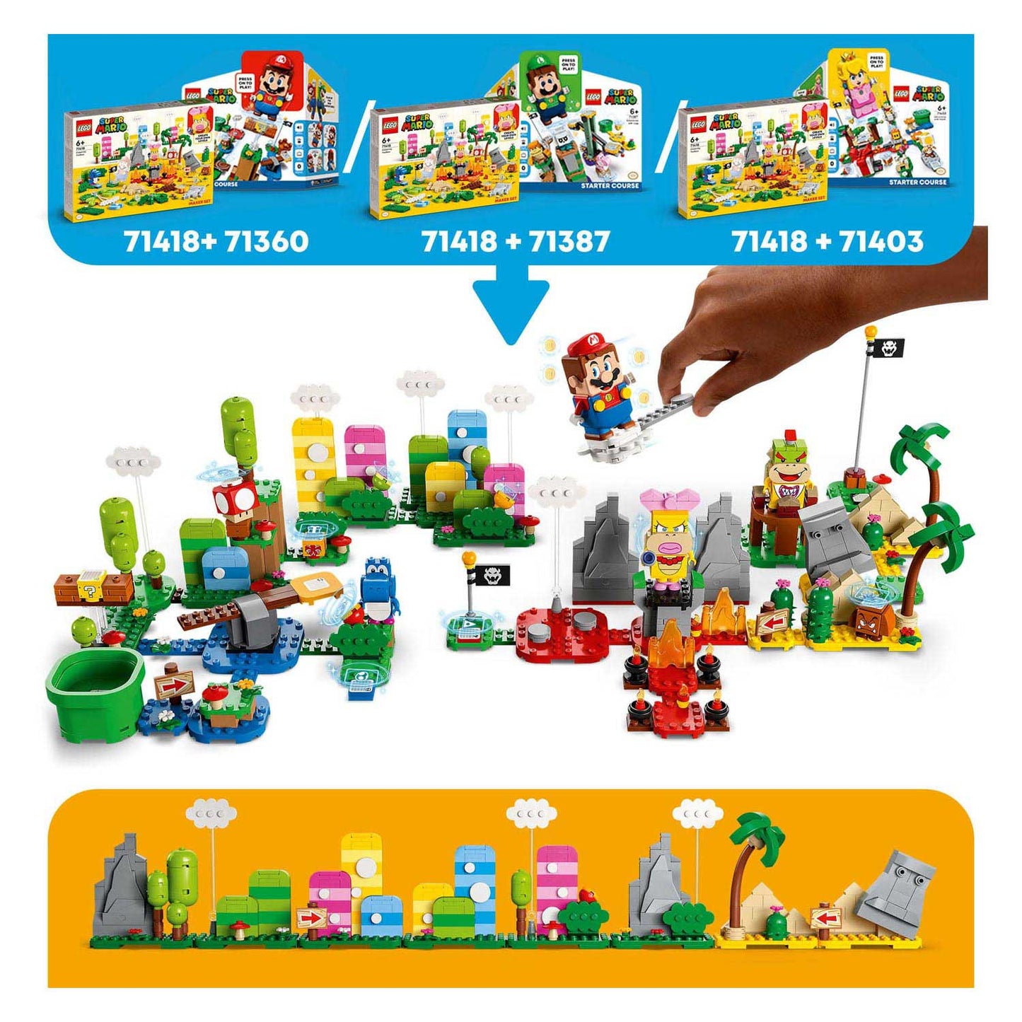 LEGO LEGO Super Mario 71418 Conjunto de fabricantes: Creative Toolbox