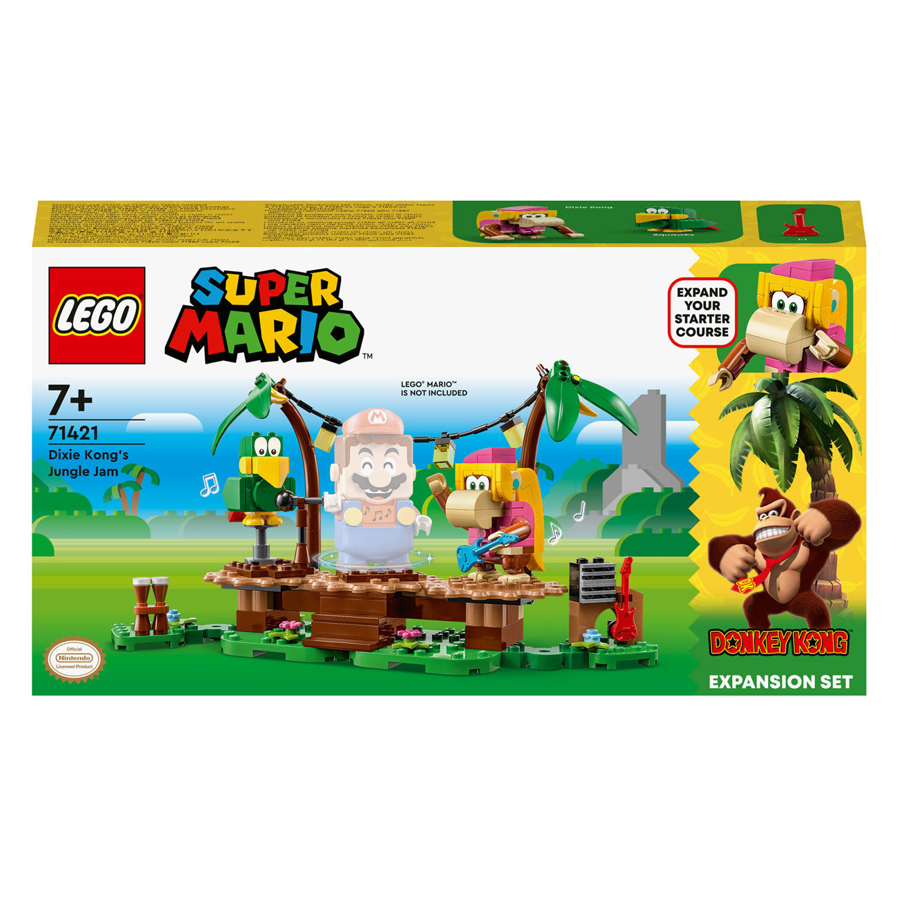 LEGO LEGO Super Mario 71421 Set de expansión: Dixie Kongs Jungleshow