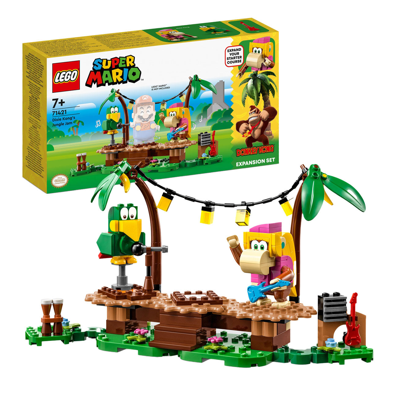 LEGO LEGO Super Mario 71421 Set de expansión: Dixie Kongs Jungleshow