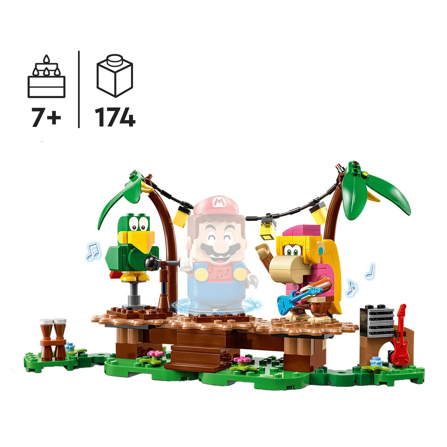 LEGO LEGO Super Mario 71421 Set de expansión: Dixie Kongs Jungleshow