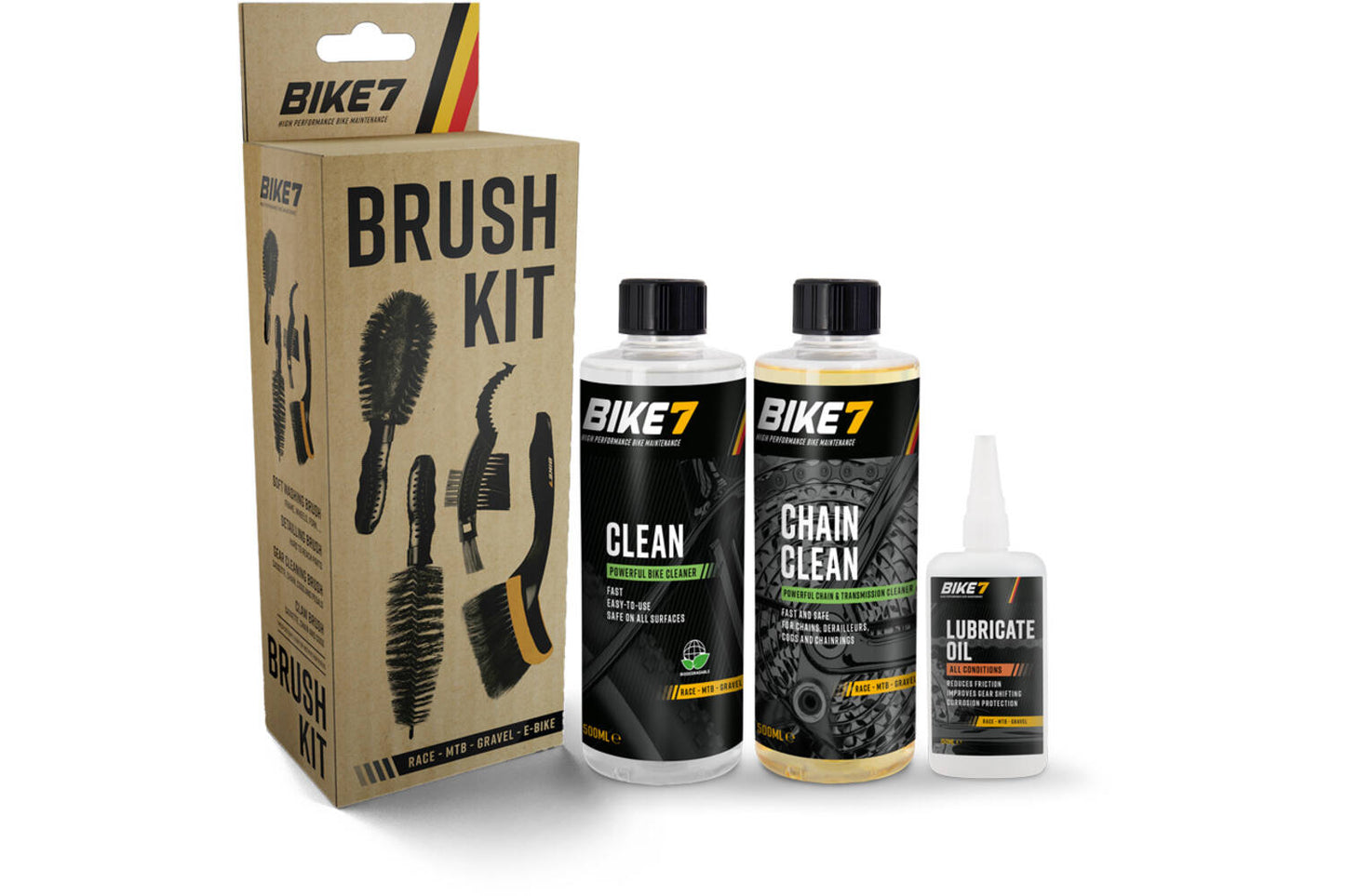 Bike7 Caja de lubricación limpia
