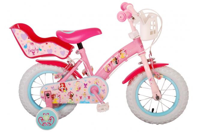 Disney Princess Children's Bicycle - Girls - 12 pollici - Pink - Freni a due mani