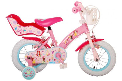 Bicicleta para niños de Disney Princess - Niñas - 12 pulgadas - Pink - Dos frenos de mano