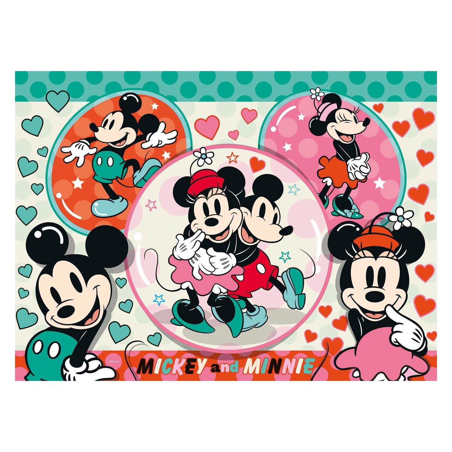 RAVENSBURGER DROOMPAAR MICKEY MINNIE LEG PUALLE, 150 °. Xxl