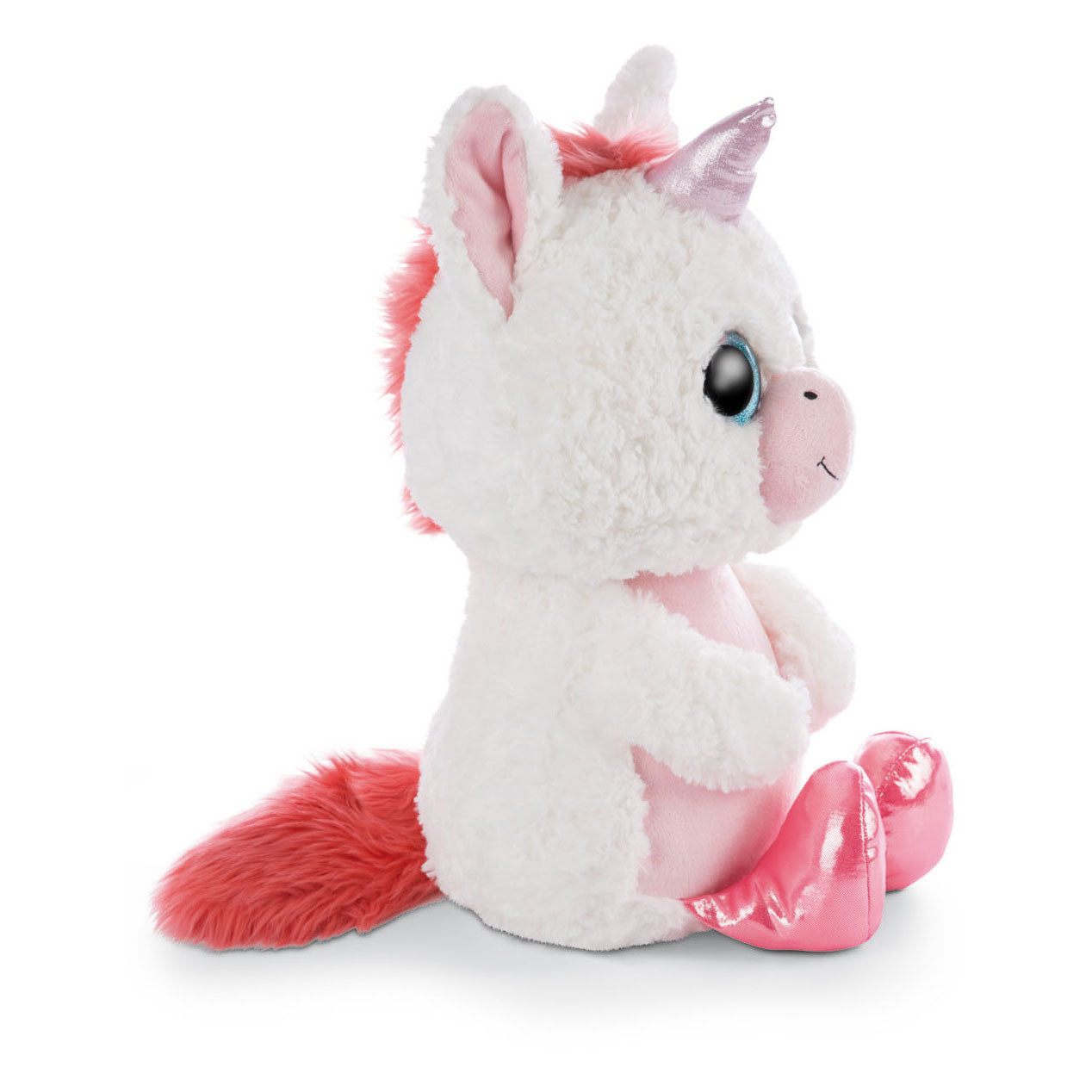 Nici Glubschis Pluchen abrazo unicornio de carcasa Milky, 45 cm