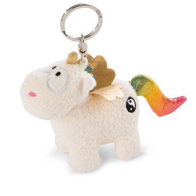 Keychain di nICi Pluchen Eenhoorn Rainbow Yang, 10 cm