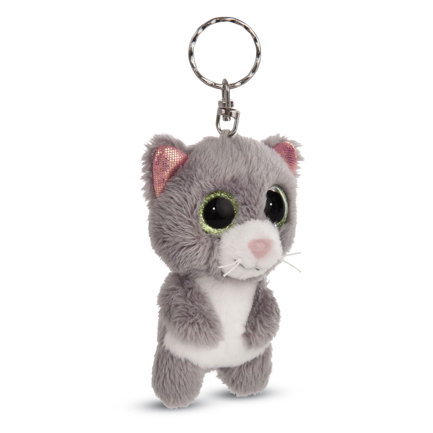 Keychain grigio grigio di Nici Glubschis Kat Grey Felinja, 9 cm