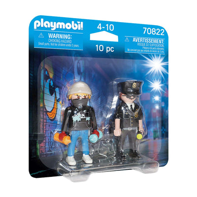 Playmobil City Action Duopack Agente de policía y Sproeier 70822