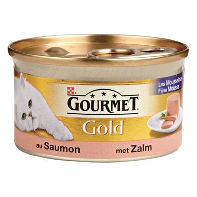 Salmón de mousse fino de oro gourmet