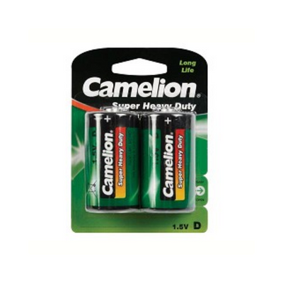 Baterías Camelion 1.5V D R20P Mono UM1 (paquete de colgantes) por 2
