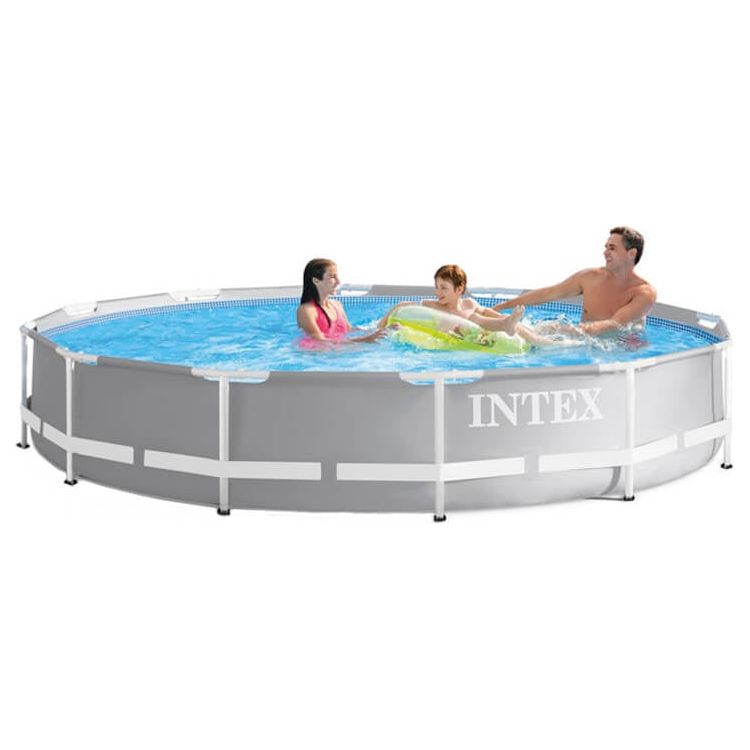Piscina sin bomba 26710NP prism 366 x 76 cm gris