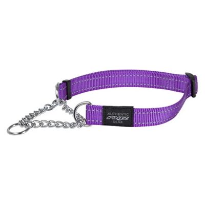 Rogz para perros FanBelt Halfslip Collar Purple