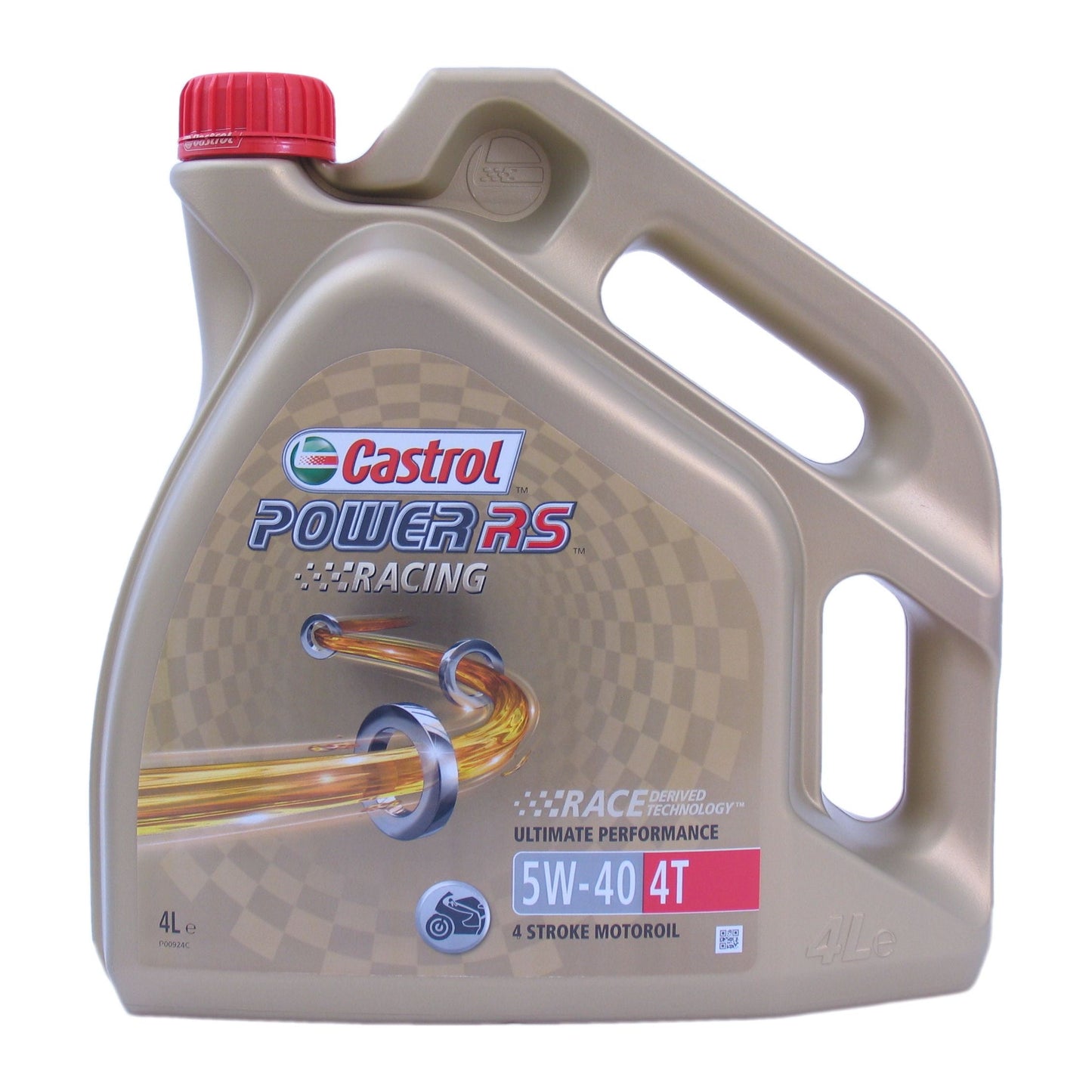 Castrol Olie Power RS Racing 4T 5W-40 fles à 4 liter