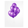 Globos Balloons Purple 30cm, 10st.