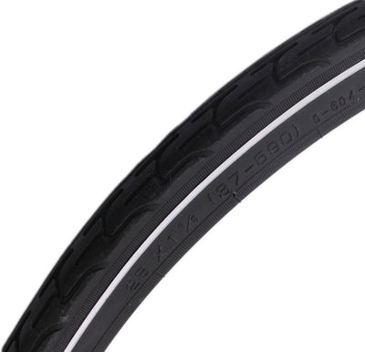 Neumático 26 x1 3 8 37-590 Negro con línea blanca