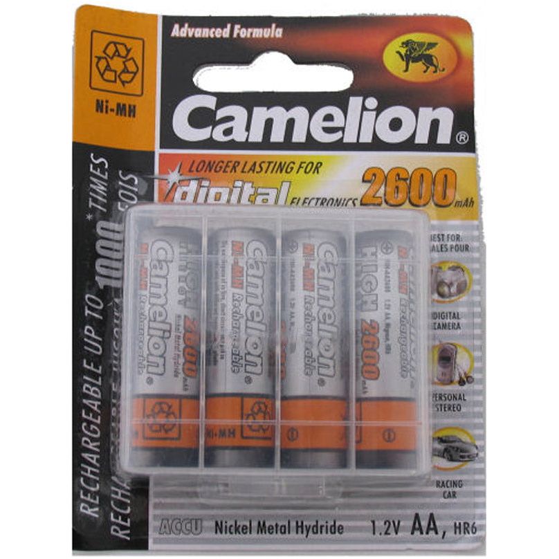 Camelion Batterij oplaadbaar AA LR06 NimH 1,5V 2600 mAh (4 stuks)