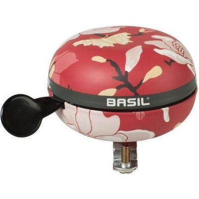 Basil Magnolia - Bicycle Bell - 80 mm Poppy Red
