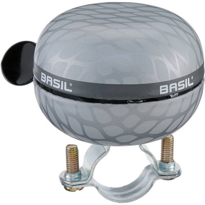 Basil Noir - fietsbel - 60 mm - zilver