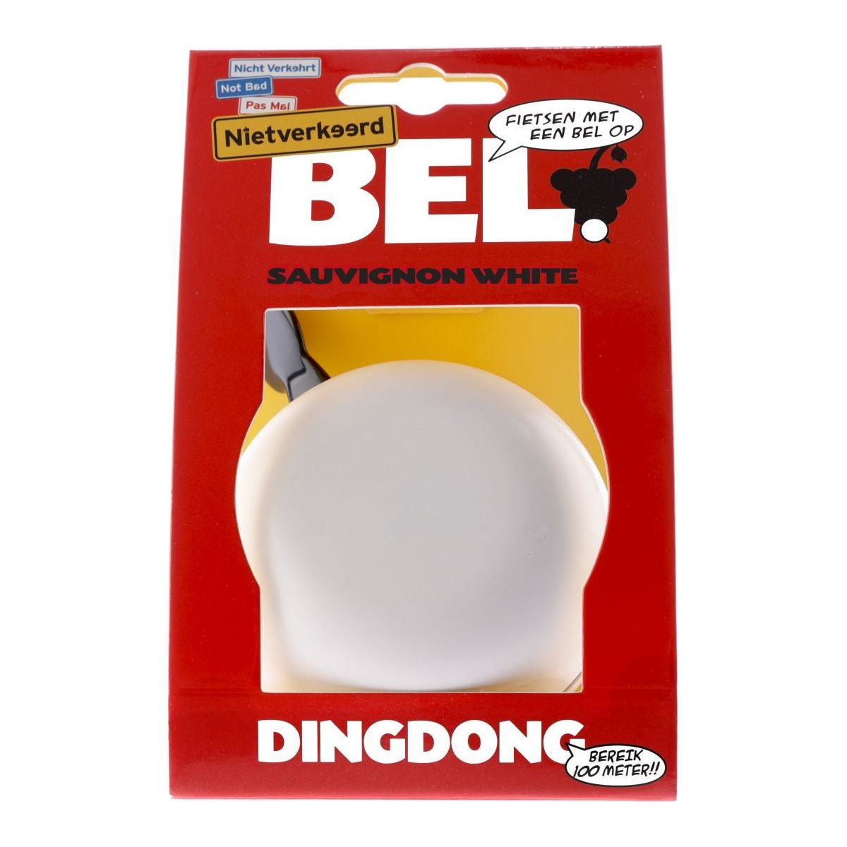 NietVerkeerd Nietverkeerd bel 80mm Ding Dong sauvignon white