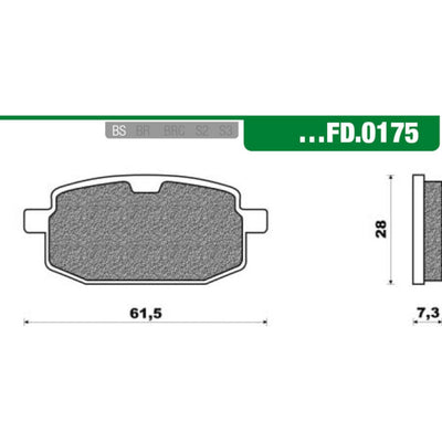 Newfren Remblokset FD0175