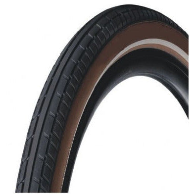 Deli Tire neumático exterior 24x2.125 57-507 negro marrón sa-238 reflexión