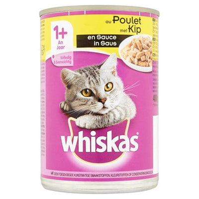 Whiskas Blik Brugs para adultos en Saus Chicken