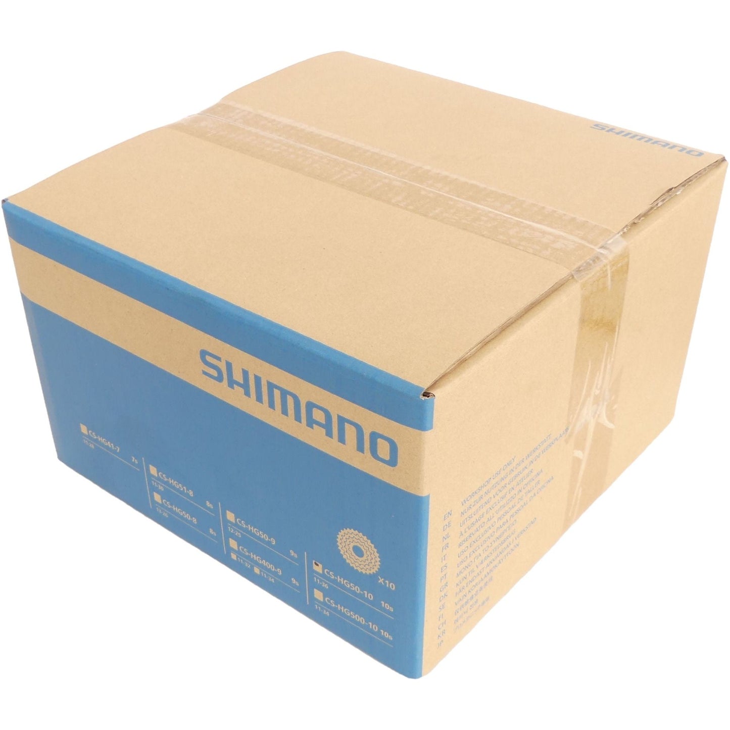 Shimano Cassette CS-HG50 10 speed 11-36T (10 stuks in werkplaatsverpakking)