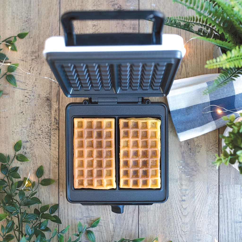 Livoo Livoo Wafelijzer met regelbare thermostaat 1200 W wit
