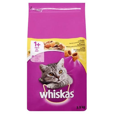 Pollo para adultos seco de whiskas