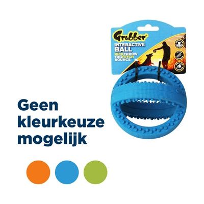 Happy pet Grubber interactieve voetbal mini assorti