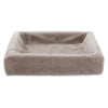 Bia bed Fleece hoes hondenmand taupe