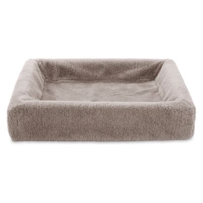 Bia bed Fleece hoes hondenmand taupe