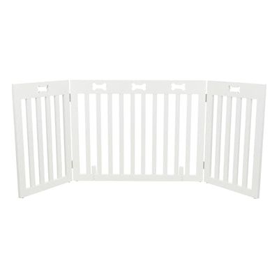 Trixie Close Fence White 3 pannelli