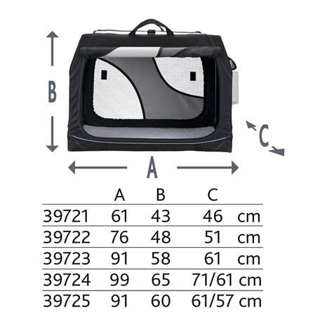 Trixie Travel Basket Vario Black Grey