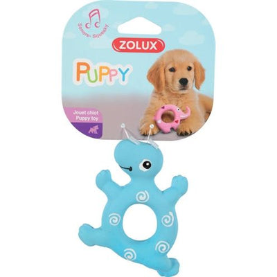 Zolux Puppyspeelgoed latex schildpad blauw