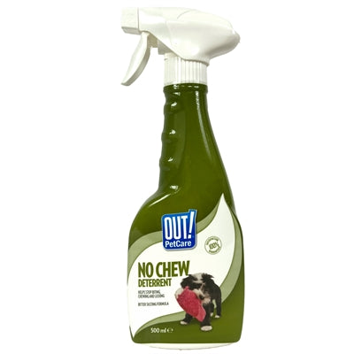 Fuori! Nessun spray da deterrente masticato