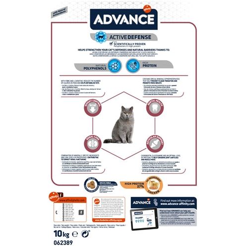 Advance Cat sterilized sensitive senior 10+